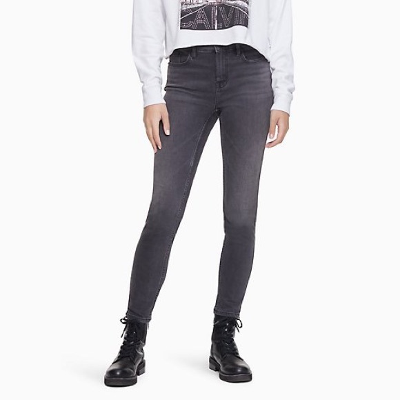 Calvin Klein - grey skinny stretch Jean - Picture 1 of 9